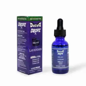 Dazed Dropz THC CBD CBG CBN Oil Tinctures - Lavender