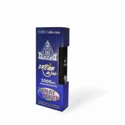 Dazed Titanz Live Collection Disposable Vape 2g DazeD8 Titanz Live Collection Disposable Vape 2g - Berry White