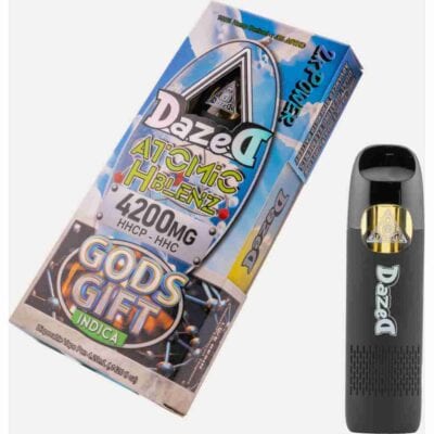 Dazed Nimbuz Atomic H Blenz Disposable Vape Pen 4.20g Dazed8 Nimbuz Atomic H Blenz Disposable Vape Pens 4.20g - Gods Gift