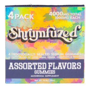 Shrumfuzed Nootropic Mushroom Gummies 4 Piece - Assorted Flavor