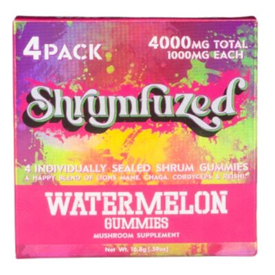 Shrumfuzed Nootropic Mushroom Gummies 4 Piece - Watermelon Flavor