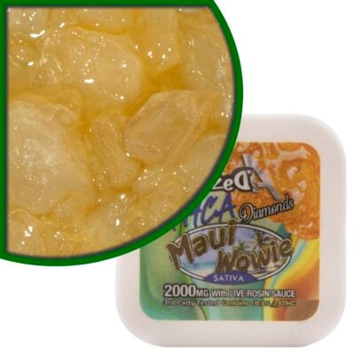 Dazed THCa Diamond Dabs 2g MauiWowie THCA Premium Dabz 2g