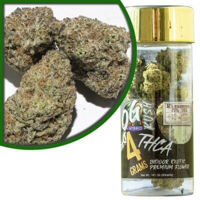 Dazed THCa Premium Indoor Flower 4g – OG Kush OG Kush THCA Premium Flower 4g