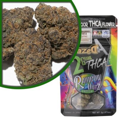 Dazed THCa Premium Indoor Flowers Rainbow Runtz RainbowRuntz THCA Premium Flower 2g