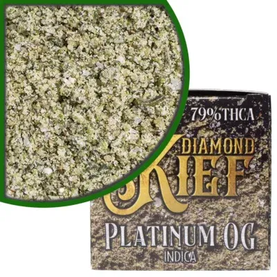 Dazed THCa Diamond Kief 3g – Platinum OG Dazed Diamond THCa Kief 3g Platinum OG