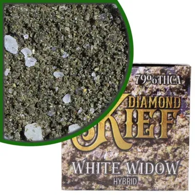 Dazed THCa Diamond Kief 3g – White Widow Dazed Diamond THCA Kief white widow