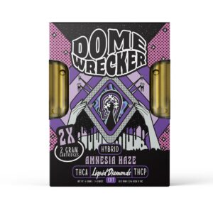DomeWrecker THCa Cartridge 4g - Amnesia Haze (Hybrid)