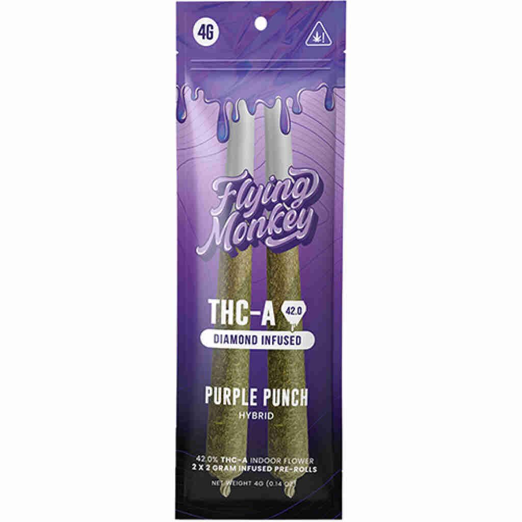 vape pods vuse epod flavours Flying Monkey Do Si Dos D8 THC + Liquid Diamonds 2g Disposable – CBDDEALS main image 0