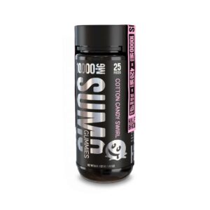 Half Bak'd Sumo Gummies 10000mg 25pc - Cotton Candy Swirl