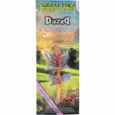 Dazed FloRollz THCa Pre-Roll 2g – Sunshine OG Dazed FloRollz THCa Pre-Roll 2g Sunshine OG - Sativa