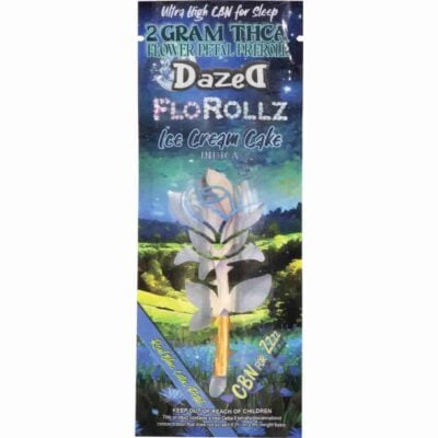 Dazed FloRollz THCa Pre-Roll 2g – Ice Cream Cake Dazed FloRollz THCa Pre-Roll 2g Ice Cream Cake - Indica