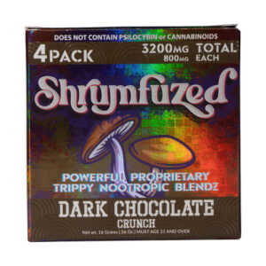 Shrumfuzed Nootropic Mushroom Chocolate 4pc | Offer - Dark Chocolate Crunch