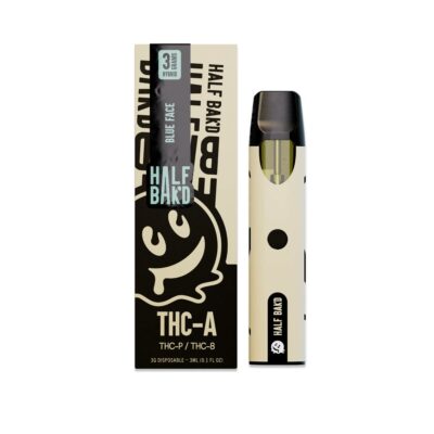 half bakd thca disposables 3g blue face