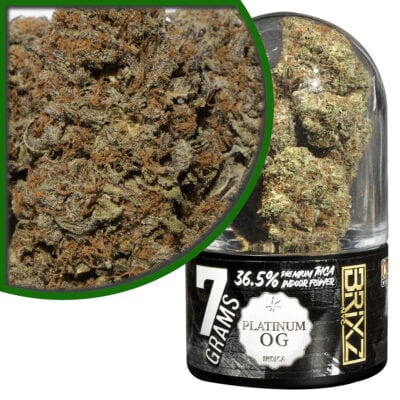 BRIXZ THCa Premium Indoor Flower 7g – Bulk Deal BRIXZ NYC THCa Premium Indoor Cannabis Flower 7g Platinum OG