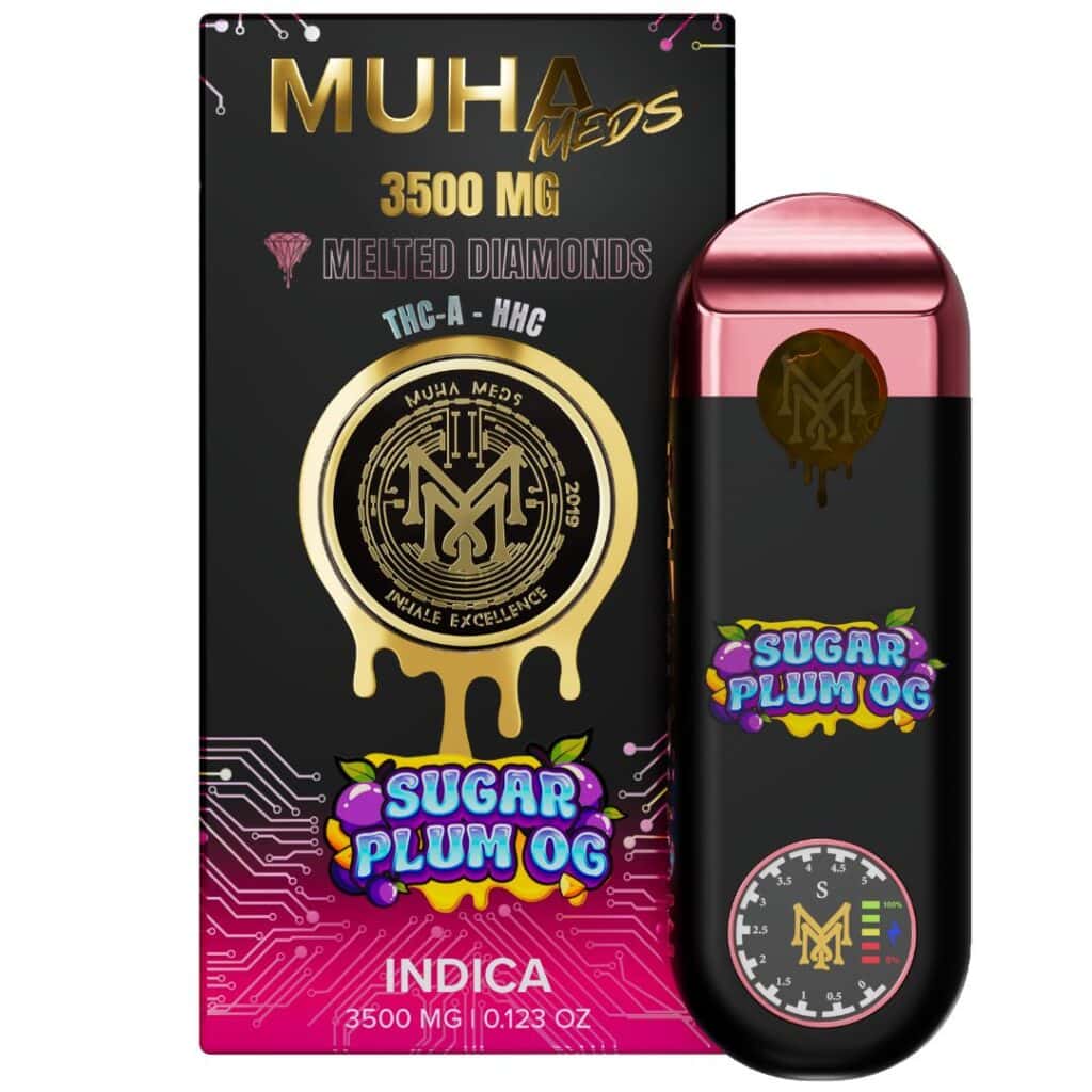 Muha Meds Gen 3 THCa Melted Diamonds Disposable Vape 3.5g