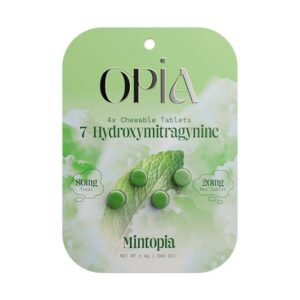 OPiA 7OH 7-Hydroxymitraginine Chewable Tablets 20mg 4pc - Mintopia