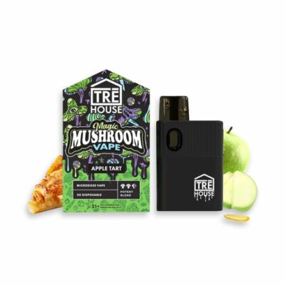 TRĒ House Magic Mushroom Disposable Vape 2g tre house magic mushroom vape disposable 2g apple tart