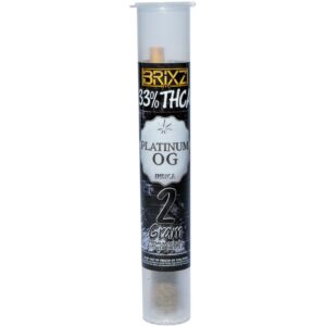 BRIXZ NYC THCA Pre-Roll 2g Platinum OG (Indica)