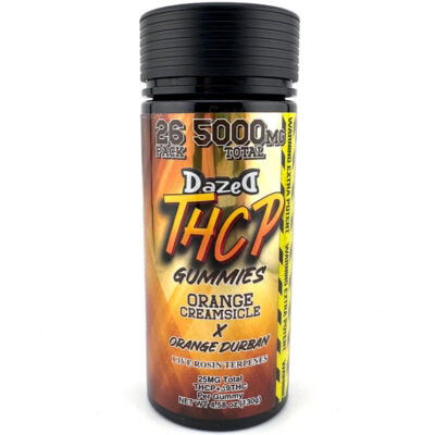 Dazed THCP Gummies 193mg 26pc – Orange Creamsicle Dazed THCP Gummies Orange Creamsicle