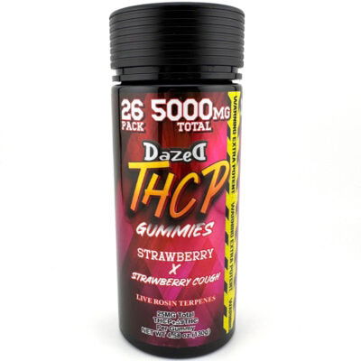 Dazed THCP Gummies 193mg 26pc – Strawberry Dazed THCP Gummies Strawberry