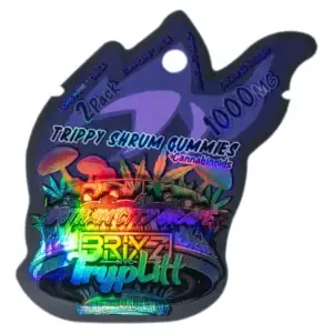 BRIXZ TrypLitt Nootropic Mushroom Gummies 2pc - Gotham Grape