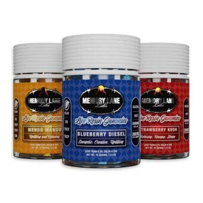 memory lane live resin vegan gummies 70g family