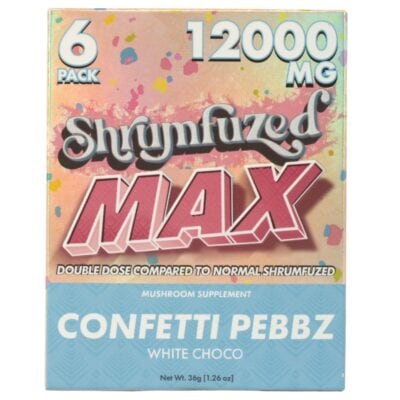 Confetti Pebbz - Shrumfuzed MAX Nootropic Mushroom Chocolates 6ct