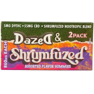 Dazed & Shrumfuzed Delta-9 + Nootropics 2ct Assorted Dazed & Shrumfuzed Delta-9 + Nootropics 2ct - Assorted