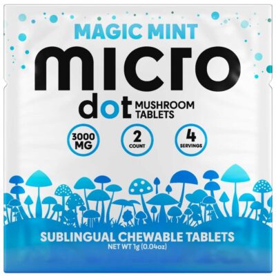Microdot Mushroom Tablets 2ct Microdot Magic Mushroom Tablets 2ct - Magic Mint