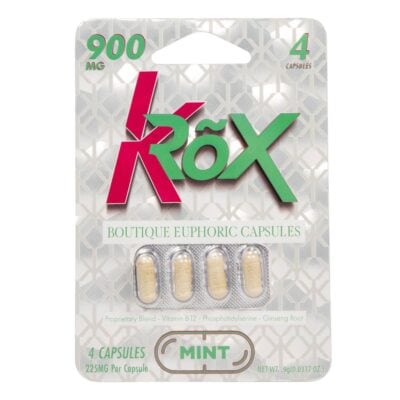 Krox Boutique Euphoric Capsules 4ct – Bulk Deal Mint - Krox Boutique Euphoric Capsules 4ct