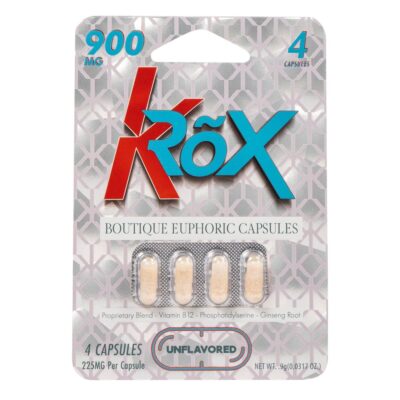 Krox Boutique Euphoric Capsules 4ct – Bulk Deal Unflavored - Krox Boutique Euphoric Capsules 4ct