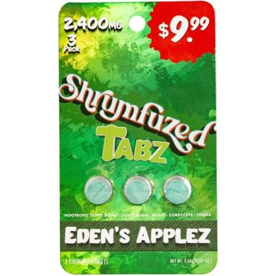 Shrumfuzed Tabz Nootropic Mushroom Tablets 3ct - Edenz Applez