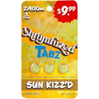 Shrumfuzed Tabz Nootropic Mushroom Tablets 3ct - Sun Kizz'd