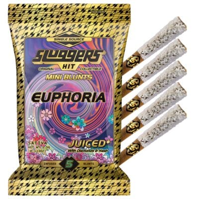 Sluggers Juiced Mini Blunts 3.5g 5pc - Euphoria (Sativa)