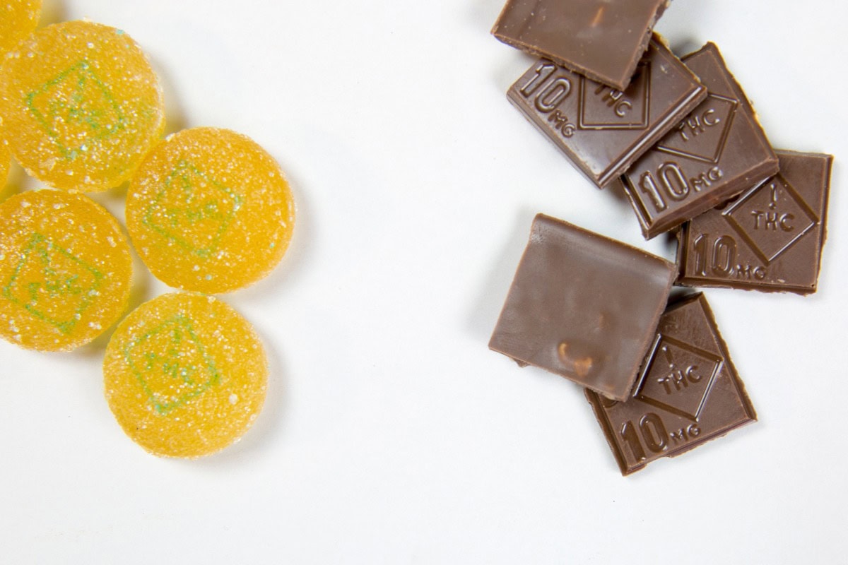 A variety of the best weed edibles in 2026 showcased in the image.