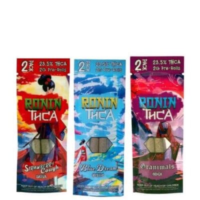 Ronin THCa Pre-Rolls 2ct 4g – Bulk Deal
