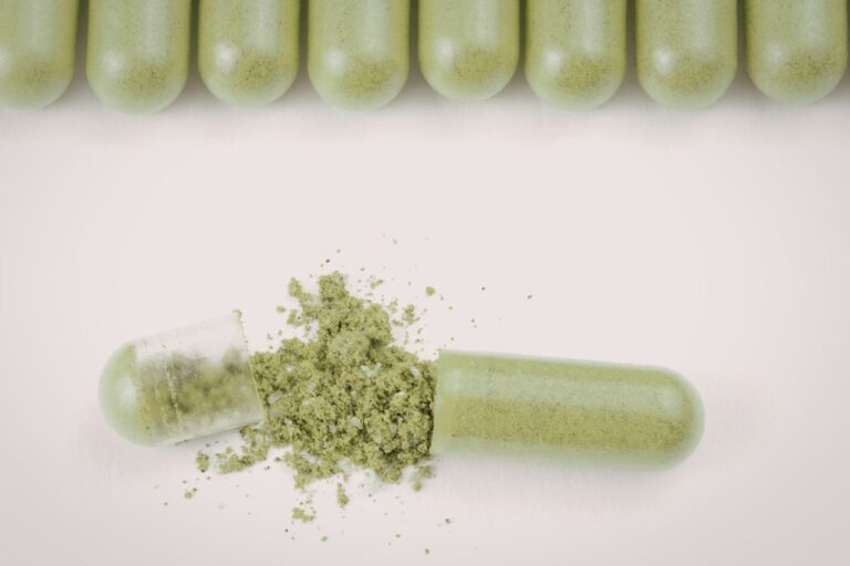 Kanna Extract Supplement Close up View