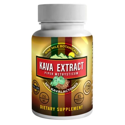 Nine Mile Botanicals Kava Extract 30% 45 Capsules
