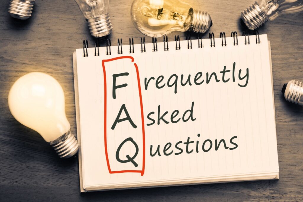 A Image showing frequently asked question
