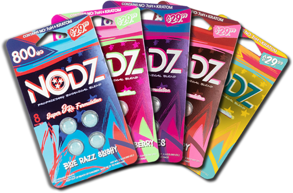A collection of different Nodz product