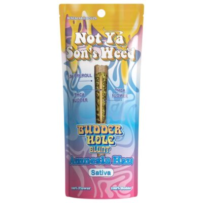 Not Ya Son’s Weed THCa Budder Hole Hashhole 1.5g - Amnesia Haze
