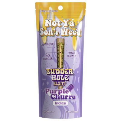 Not Ya Son’s Weed THCa Budder Hole Hashhole 1.5g - Purple Churro