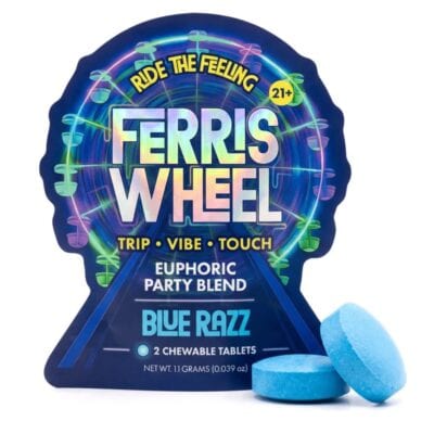 Ferris Wheel Kanna Party Tablets 2pc - Blue Razz