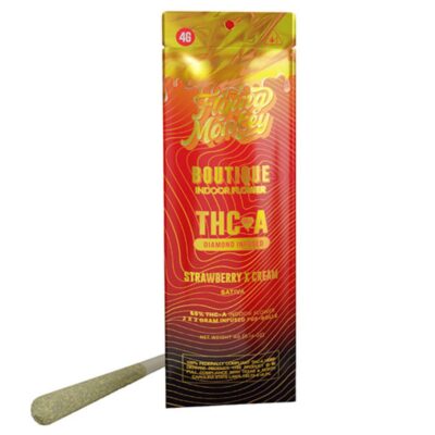 Flying Monkey Boutique Collection THCa Prerolls 2x2g - Strawberry x Cream (Sativa)