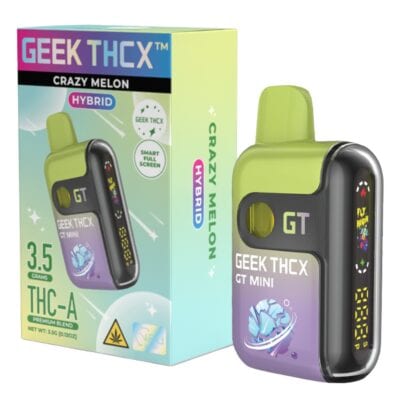 Geek THCX GT Mini THCa Disposable 3.5g - Crazy Melon (Hybrid)