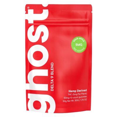 Ghost Wellness Blend Delta Nine Gummies 50mg - Sour Apple
