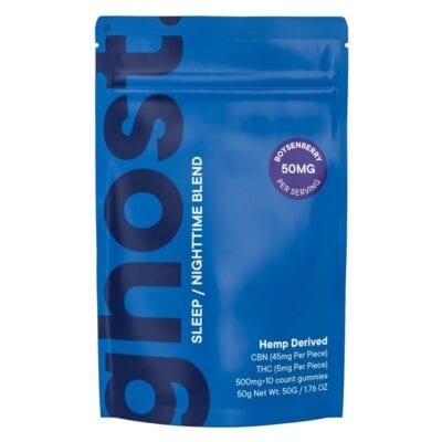 Ghost Wellness Blend Sleep Gummies 500mg - Boysenberry
