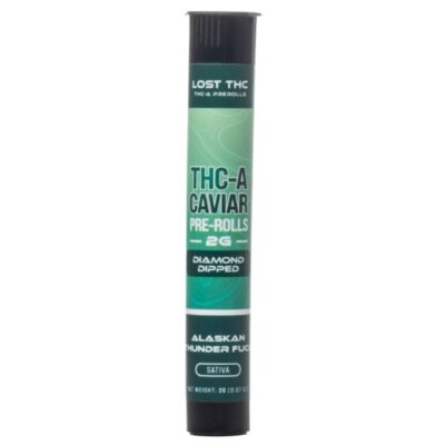 Lost THC THCA Caviar Pre Roll 2g - Alaskan Thunder Fuck (Sativa)