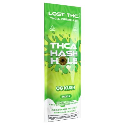 Lost THC THCA Hash Holes Prerolls 2pk 4.4g - OG Kush (Indica)