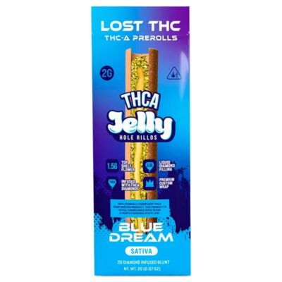 Lost THC THCA Jelly Hole Rillos Blunts 2g - Blue Dream (Sativa)